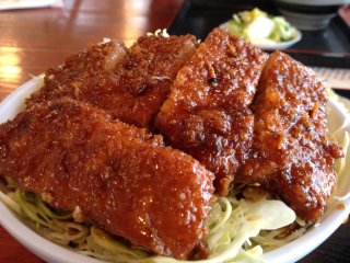 柏屋のソースカツ丼