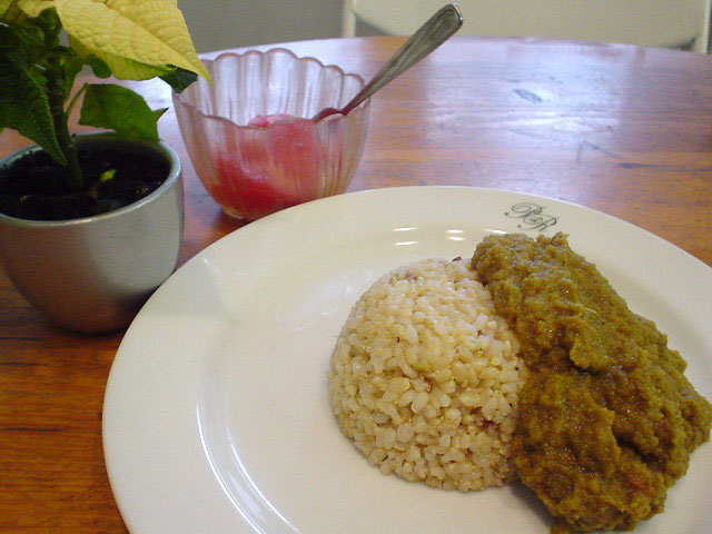 玄米と青汁カス入りカレー 玄米と青汁カス入りカレー